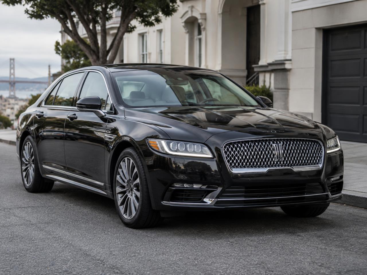 Black executive sedan for San Francisco charter and airport transfers